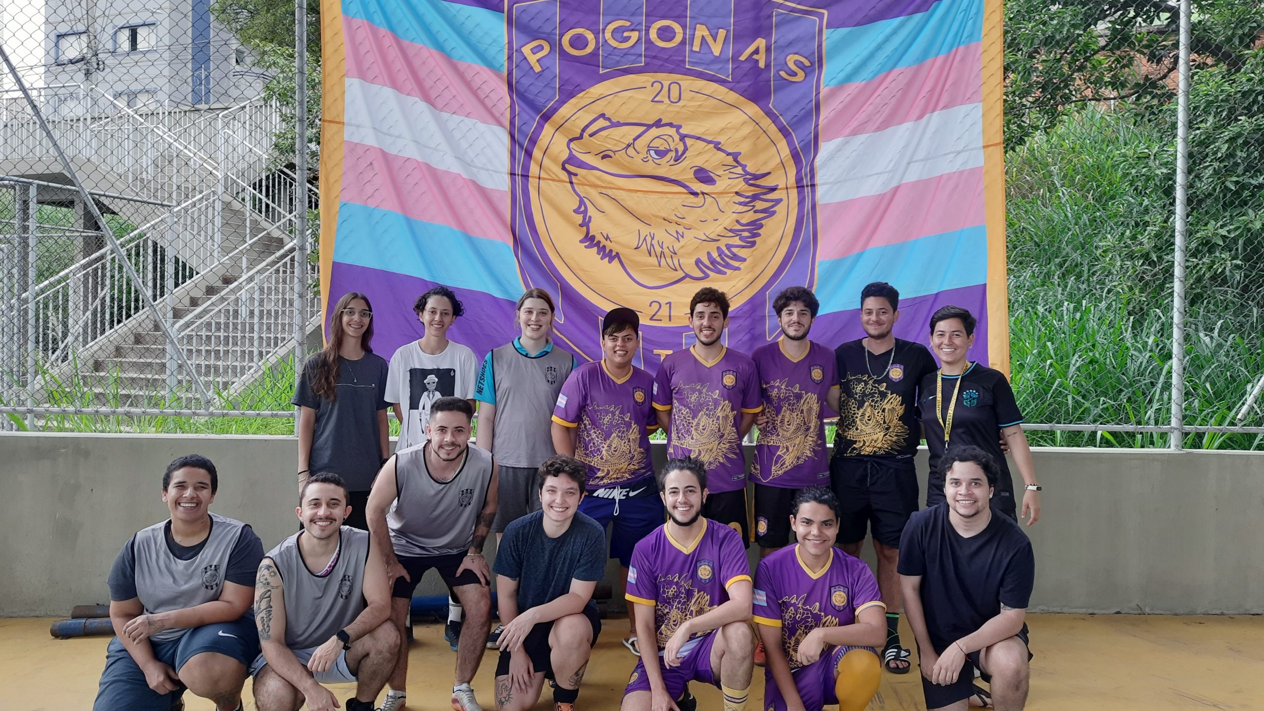 Coletivo de futsal trans Pogonas Futebol Clube